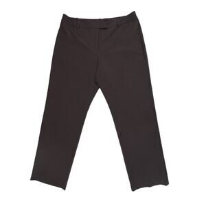 Worthington Pants Womens 16 Brown Modern Fit Trouser Career Straight Leg
